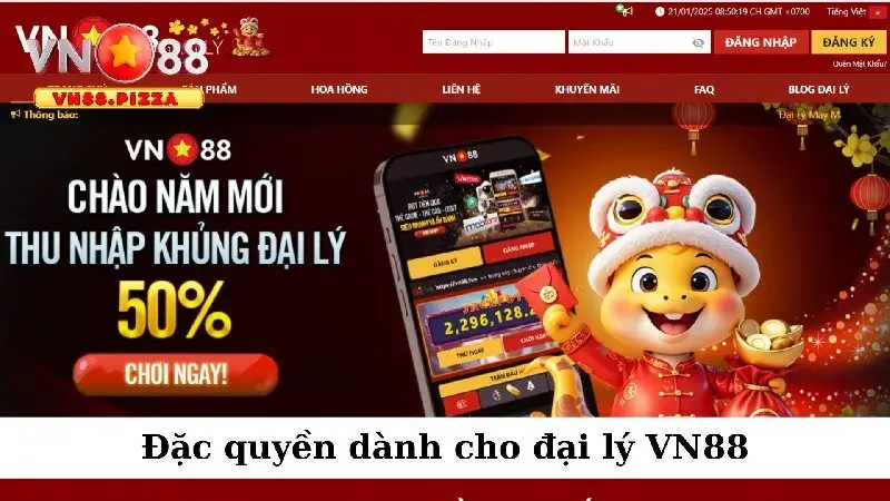 Đặc quyền dành cho đại lý VN88